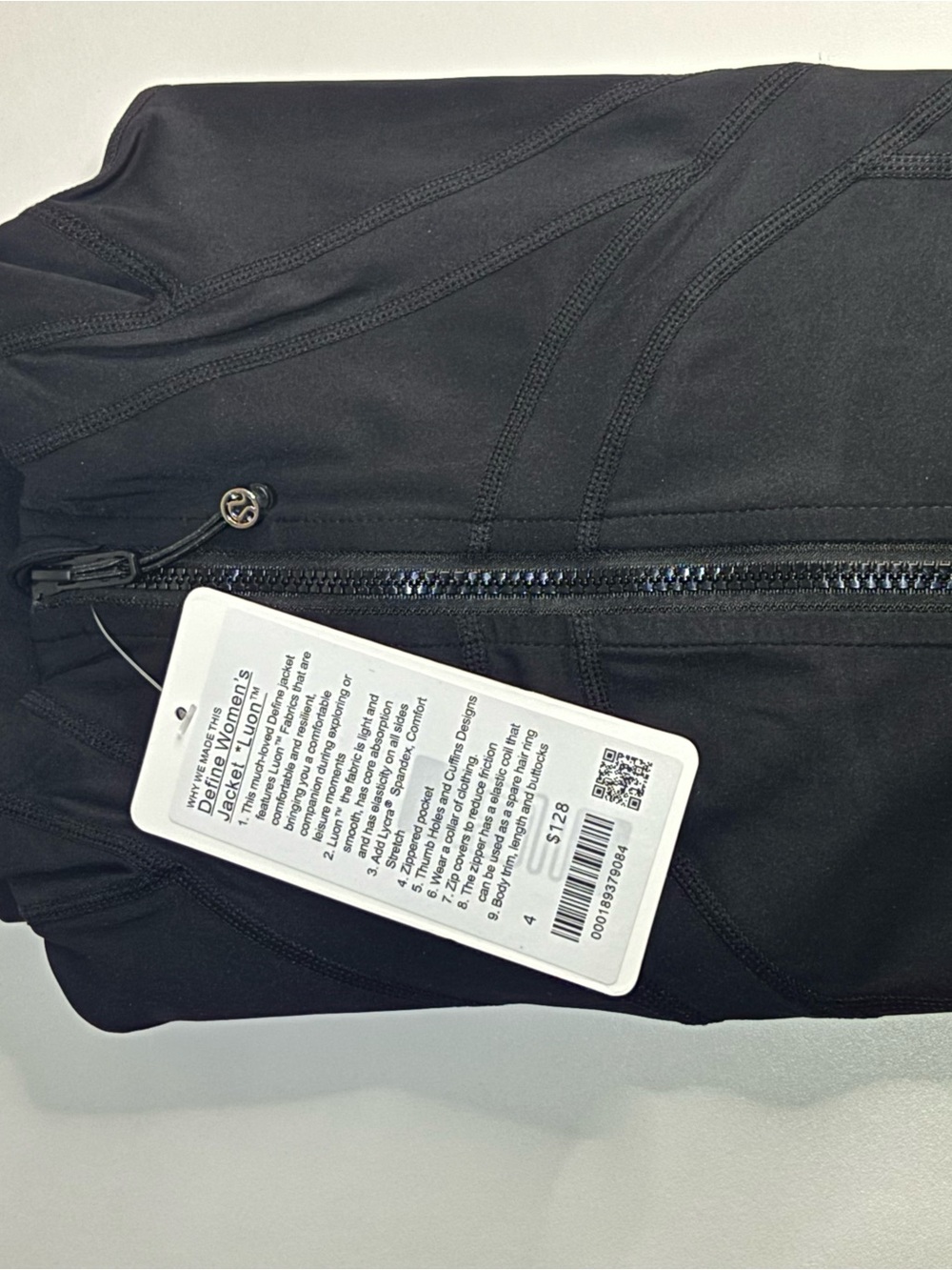 lululemon athletica Black Utility Jacket with Front Zip